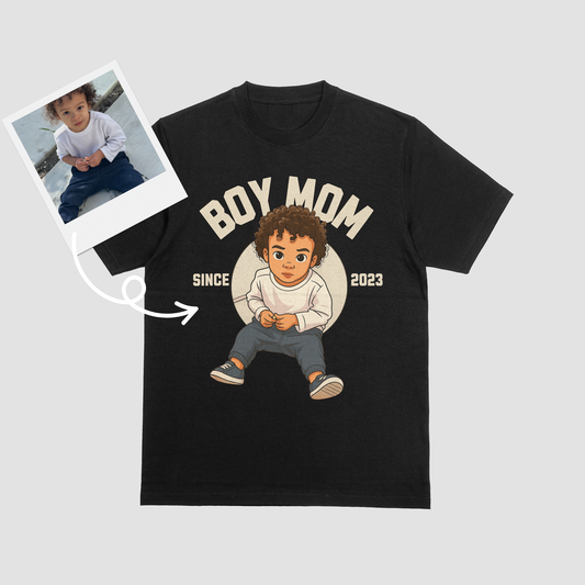 Custom Mom & Grandmother Photo Tee