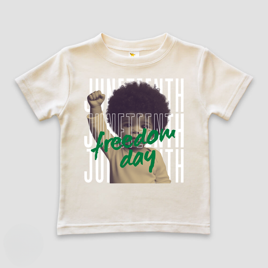 Juneteenth Freedom Day Toddler Tee | Black & Buttermilk