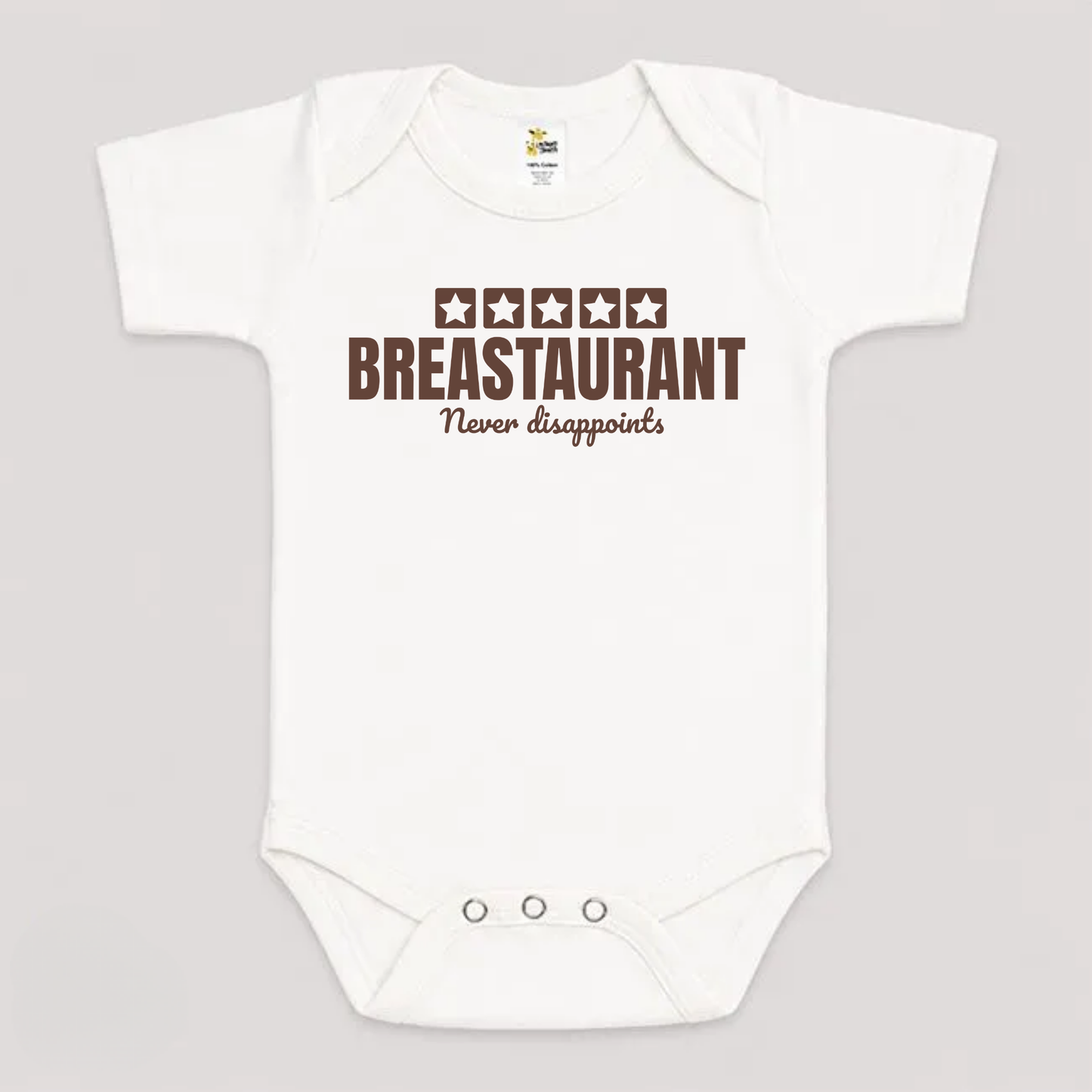 Breastaurant | Funny Breastfeeding Baby Bodysuit