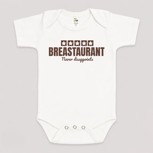 Breastaurant | Funny Breastfeeding Baby Bodysuit