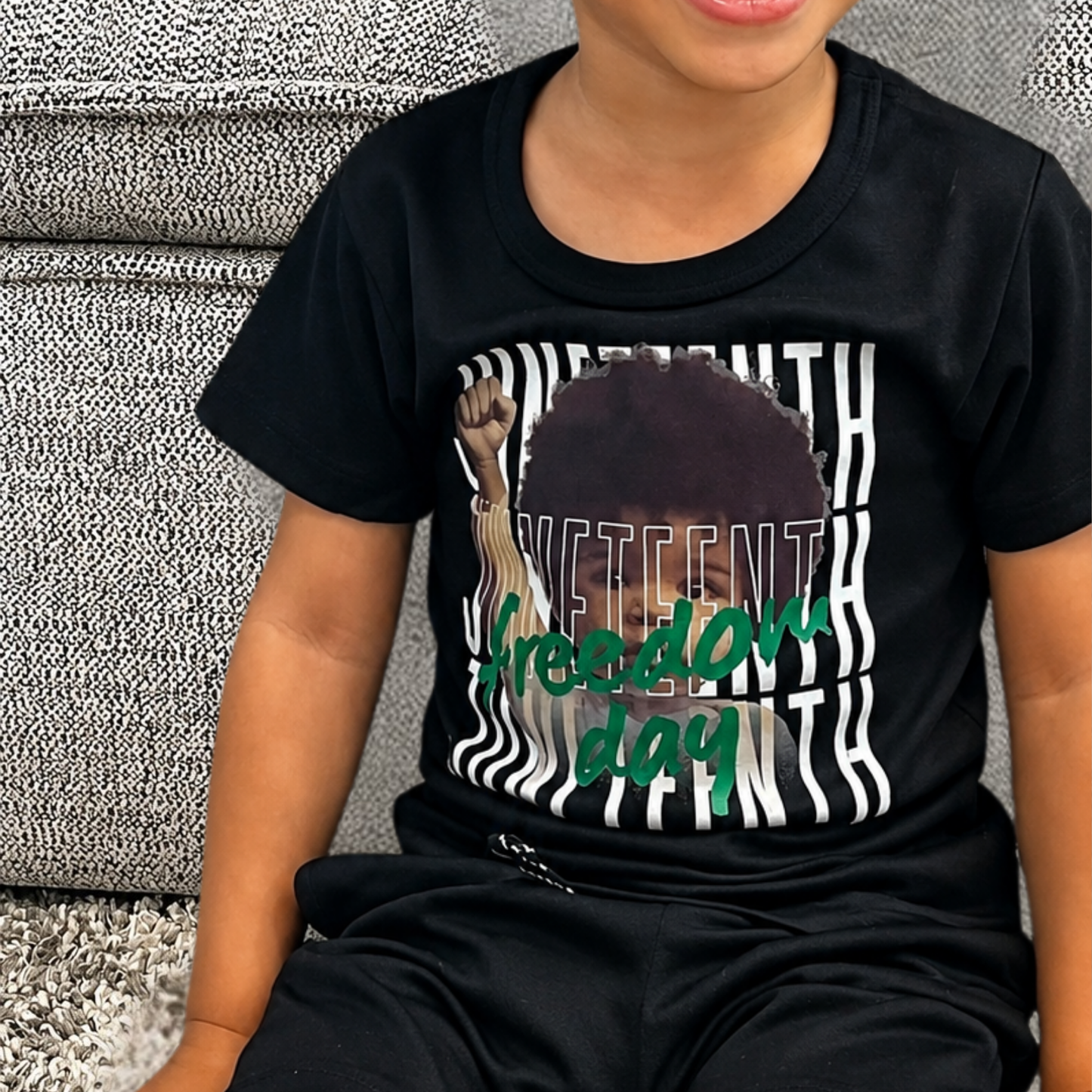 Juneteenth Freedom Day Toddler Tee | Black & Buttermilk